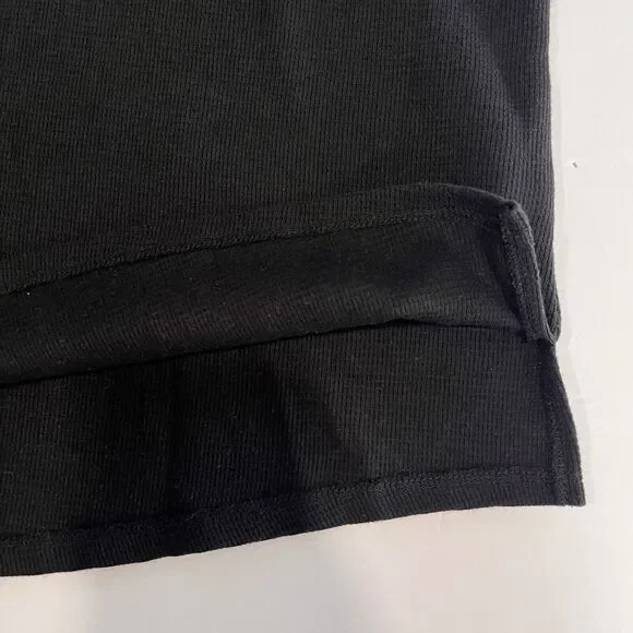 Quacker Factory Rhinestone Pumpkin Black Waffle Knit Long Sleeve Tee Size 3X - Picture 5 of 12